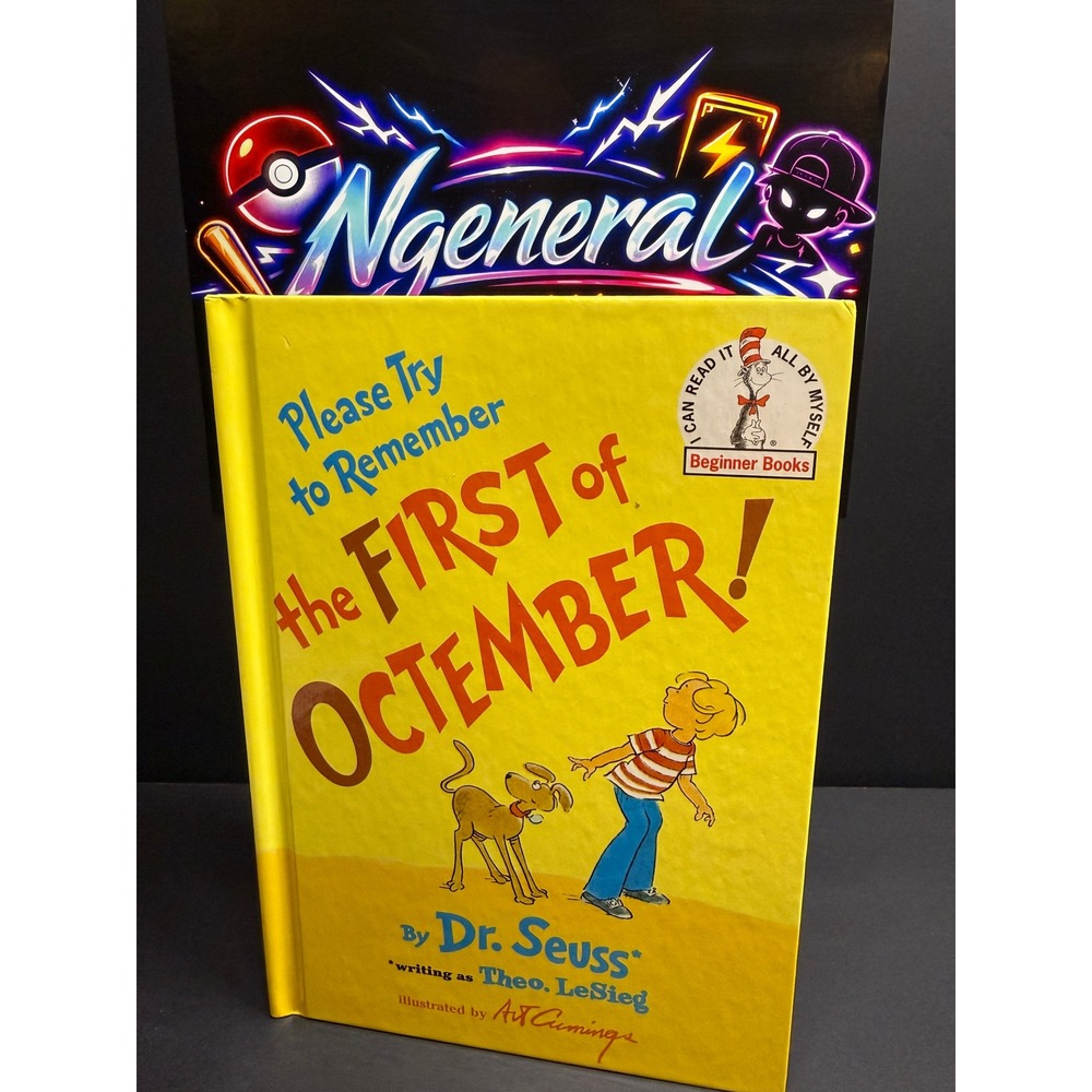 Dr Seuss Please Try to Remember the First of Octember Hardcover Beginner Books